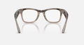 Ray-Ban Meta (Gen 1) Wayfarer Shiny Warm Stone Clear/Watermelon Red Transitions Large