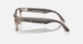 Ray-Ban Meta (Gen 1) Wayfarer Shiny Warm Stone Clear/Watermelon Red Transitions Large