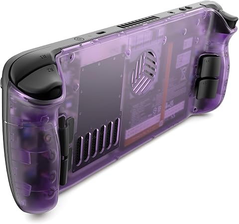 JSAUX Transparent Back Plate for Steam Deck PCO106B (Purple) Ready stock