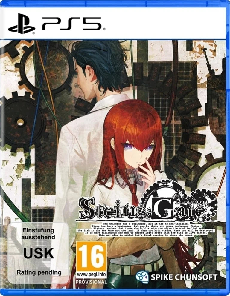 STEINS:GATE RE:BOOT Steelbook Edition PlayStation 5