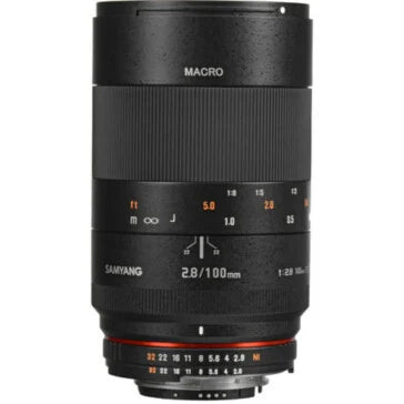 Samyang 100mm f/2.8 ED UMC Macro Lens for Nikon F