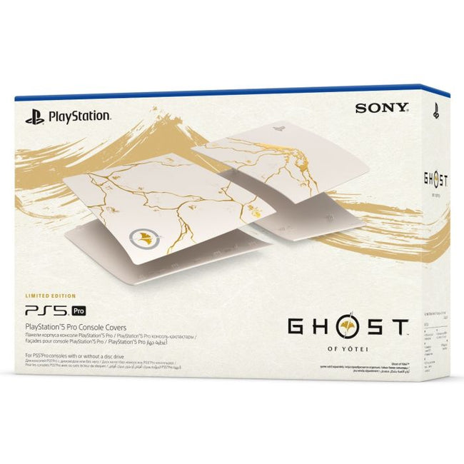 Sony PlayStation 5 Pro Console Cover Ghost of Yotei Gold Limited Edition