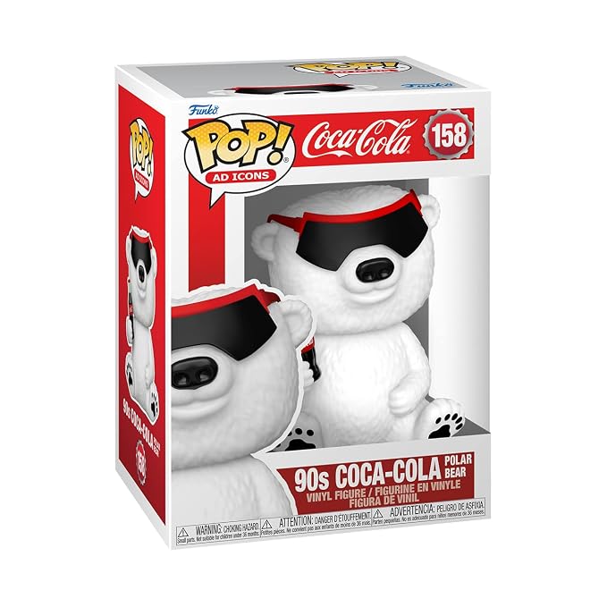 FUNKO POP AD ICONS Coca-Cola Polar Bear 90's 158 Ready stock