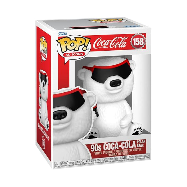 FUNKO POP AD ICONS Coca-Cola Polar Bear 90's 158 Ready stock