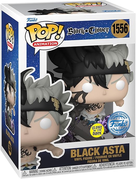 FUNKO POP Animation Black Clover Black Asta 1556 Ready stock