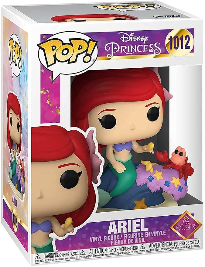 Funko Pop Disney Princess Ariel 1012 Ready stock