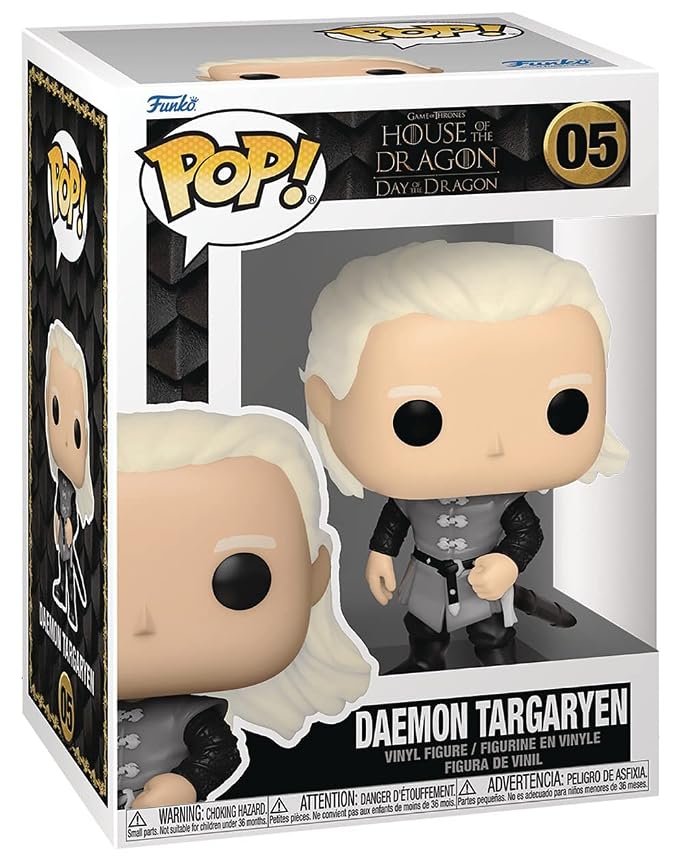 Funko Pop House of Dragon Daemon Targaryen 05 Ready stock