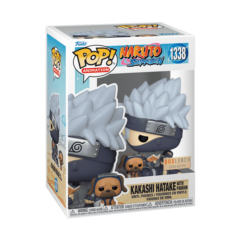 Funko Pop Animation Naruto Shippuden Kakashi Hatake with Pakkun 1338 Ready stock