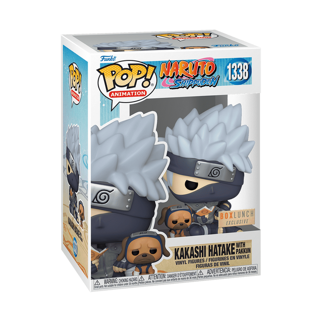 Funko Pop Animation Naruto Shippuden Kakashi Hatake with Pakkun 1338 Ready stock