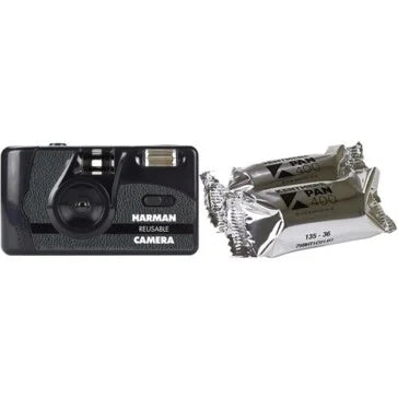 Ilford 35MM Camera Bundle With 2 Rolls OF Kentmere Pan 400 Film, 6014777