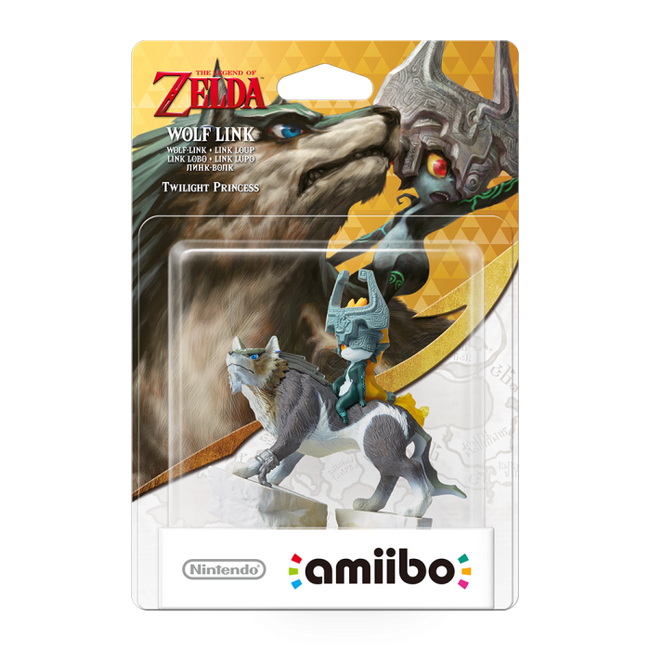 Amiibo The Legend of Zelda Wolf Link Ready stock