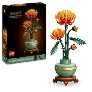 LEGO Icons Chrysanthemum Flower Decor Building Set 10368 Ready Stock