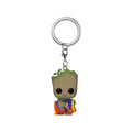 FUNKO POP Keychain Groot Shorts w/ Cheese Puffs Ready Stock