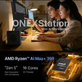 ONEXStation Mini AI Workstation (Ryzen AI Max+ 395 128GB+1TB)
