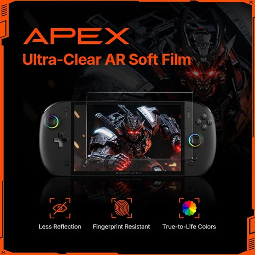 Tempered Glass Screen Protector for ONEXPLAYER (8'' AR soft film for Apex)