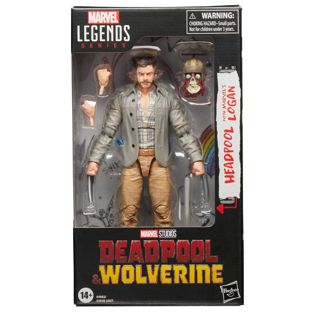 Marvel Legends Series Headpool with Marvel’s Logan Deadpool & Wolverine Ready stock