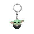 FUNKO POP Keychain Star Wars The Mandalorian Grogu Ready Stock