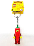 LEGO Chili Pepper Girl Keychain Ready Stock