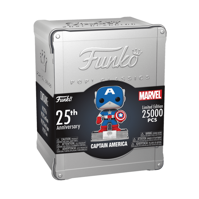 Funko Pop Classics Captain America Funko 25th Anniversary Ready Stock