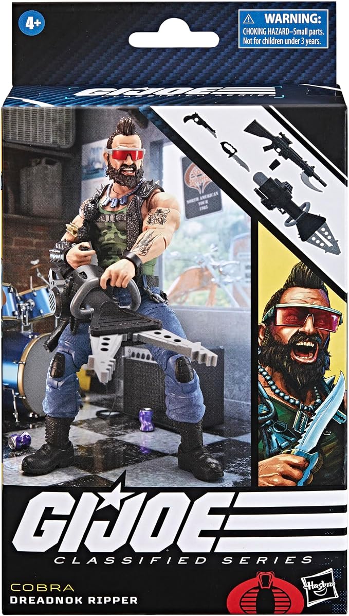 G.I. Joe Classified Series Cobra Dreadnok Ripper 102 Ready stock
