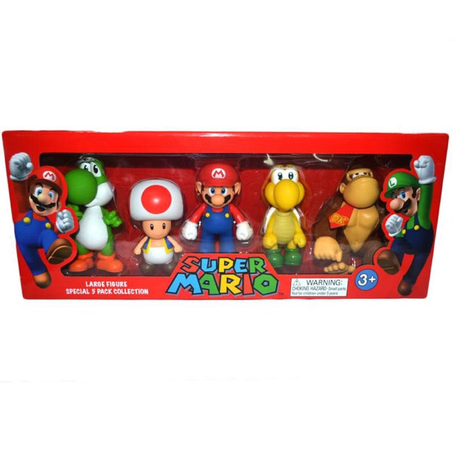 Super Mario large Figure Special 5 Pack Collection Ready Stock