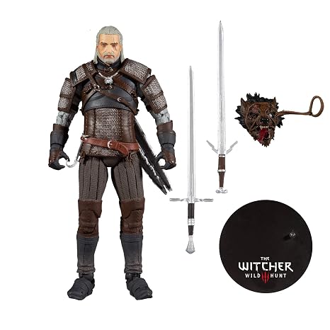 McFarlane Witcher Geralt of Rivia Brown Ready Stock
