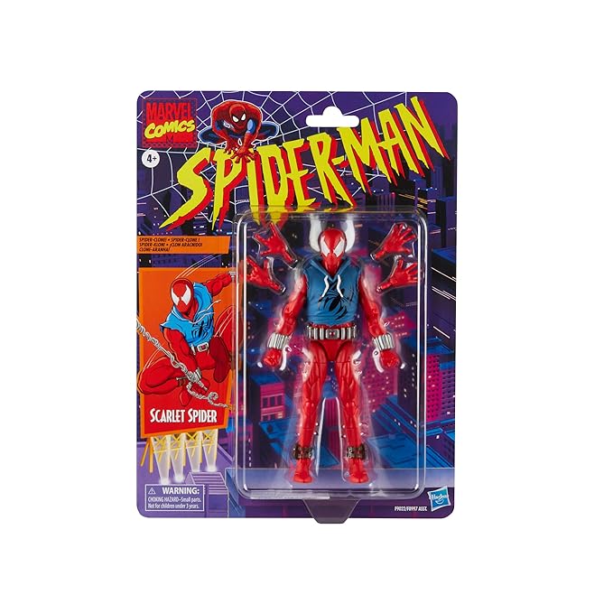 MARVEL Legends Series Scarlet SpiderMan Comics Collectible Action Figure  Ready Stock