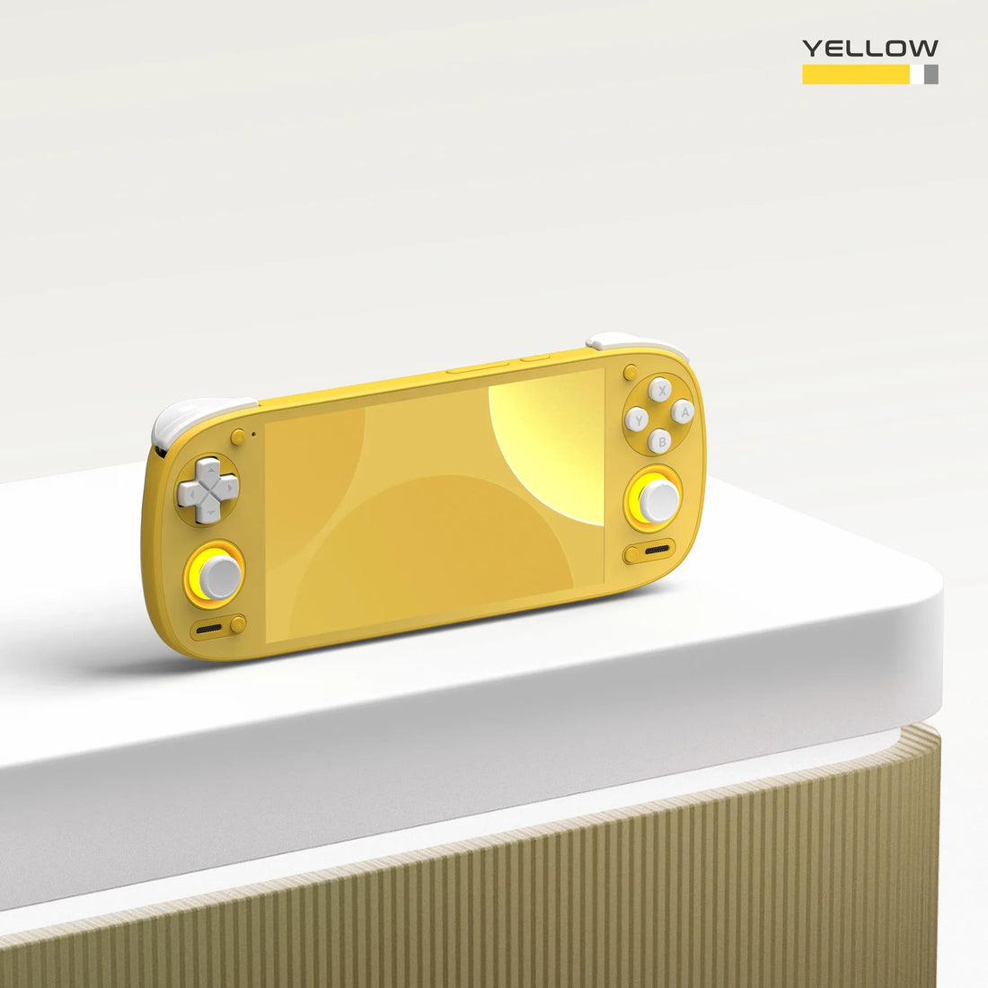 Retroid Pocket 5 Handheld Gaming Console yellow