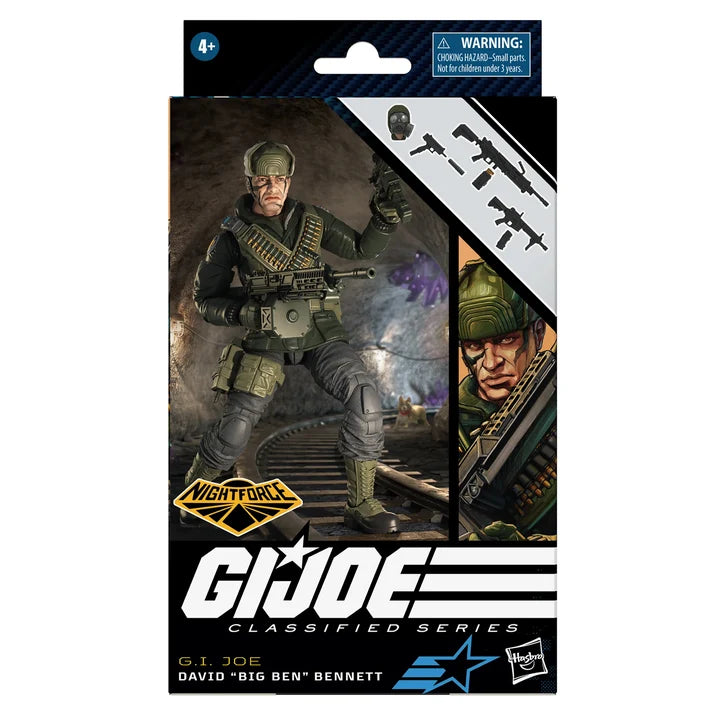 G.I. Joe Classified Series Nightforce David Big Ben Bennett 77 Ready stock