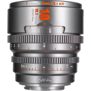 7Artisans 10mm T2.1 Hope S35 Cine Lens (Canon RF, Titanium Gray)
