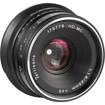 7Artisans 25mm f/1.8 Lens (Nikon Z, Black)