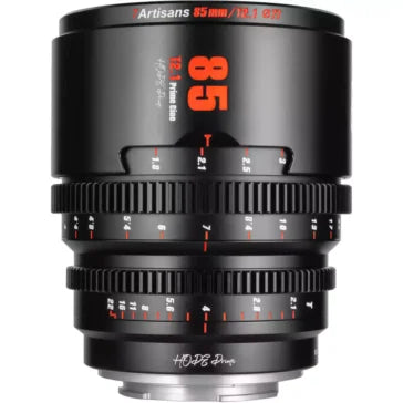7Artisans 85mm T2.1 Hope S35 Cine Lens (Canon RF, Black)