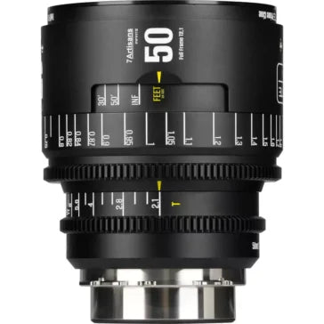 7Artisans INFINTE 50mm T2.1 Cine Lens (Canon EF, Black)