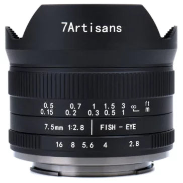 7artisans 7.5mm f/2.8 II Fisheye Lens for Canon EF-M