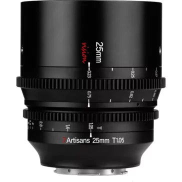 7artisans Photoelectric 25mm T1.05 Vision Cine Lens (E Mount, Feet/Meters), C101B