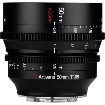 7artisans Photoelectric 50mm T1.05 Vision Cine Lens (L Mount, Feet/Meters)