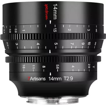 7artisans Photoelectric Spectrum 14mm T2.9 Prime Cine Lens (Sony E), C801B