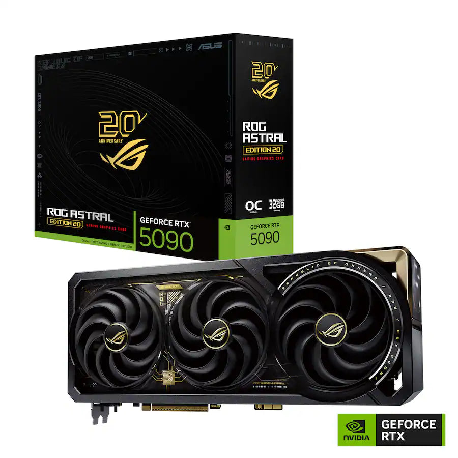 ASUS ROG Astral NVIDIA GeForce RTX 5090 32GB 20th Edition Graphics Card