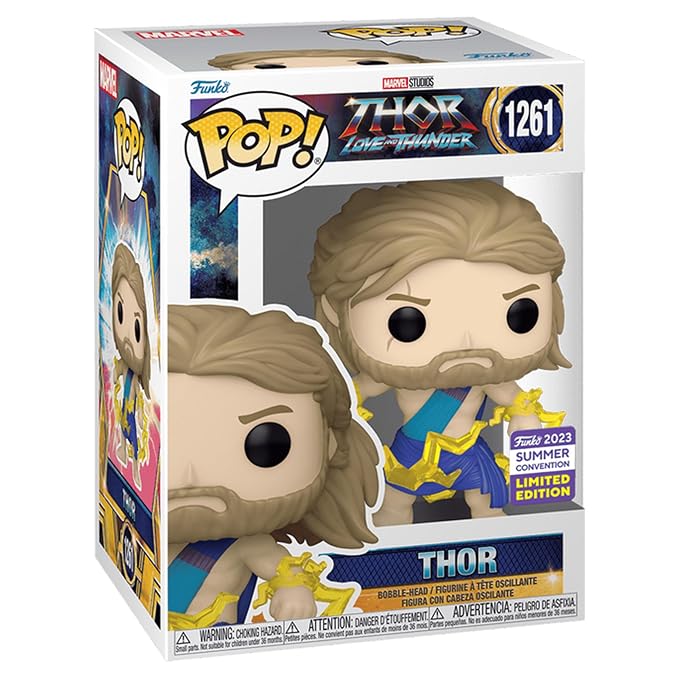 Funko Pop Marvel Thor Love & Thunder 1261 Thor in Toga  Ready Stock