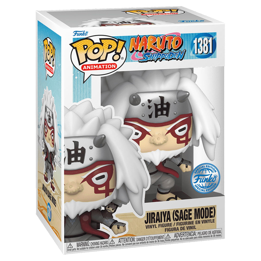 Funko Pop Animation Naruto Shippuden 1381 Jiraiya Sage Mode Ready Stock