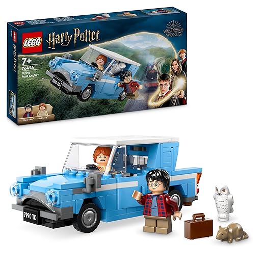 LEGO Harry Potter Flying Ford Anglia Fantasy Toy Playset 76424 Ready Stock