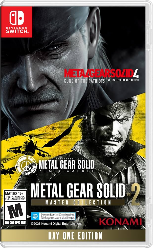 Metal Gear Solid Master Collection Vol.2 D1  Nintendo Switch