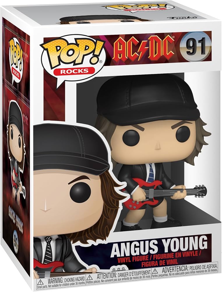 FUNKO POP Rocks AC/DC 91Angus Young Ready Stock
