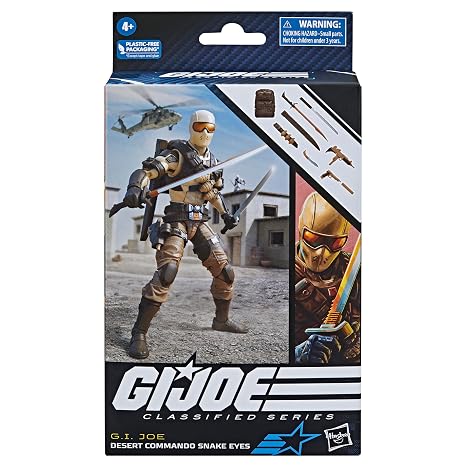 G.I. Joe Classified Series Desert Commando Snake Eyes 92 Ready stock
