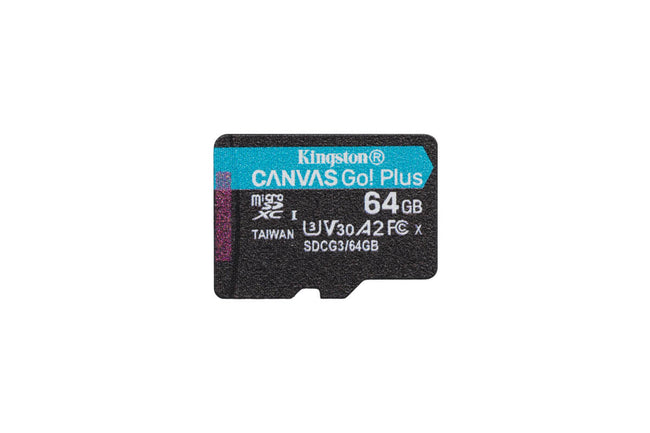 DJI Kingston Canvas Go! Plus microSD Card 64GB