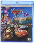 Cars 2 Five-Disc Combo Blu-ray 3D  Blu-ray  DVD Digital Copy Ready Stock
