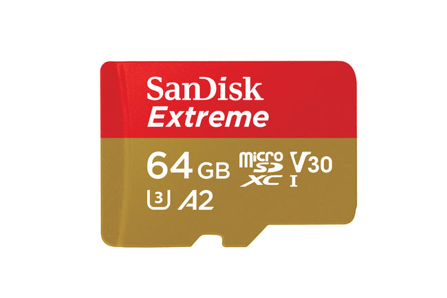 ⁠DJI SanDisk Extreme microSD Card 64GB