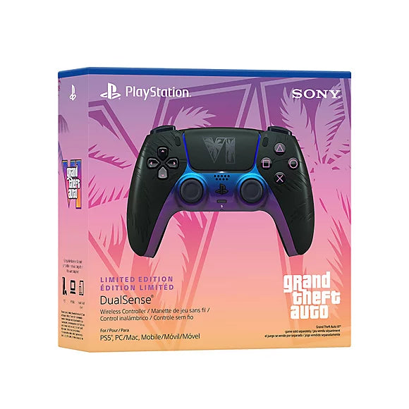 Sony PlayStation 5 Grand Theft Auto VI GTA Limited Edition DualSense Wireless Controller Black
