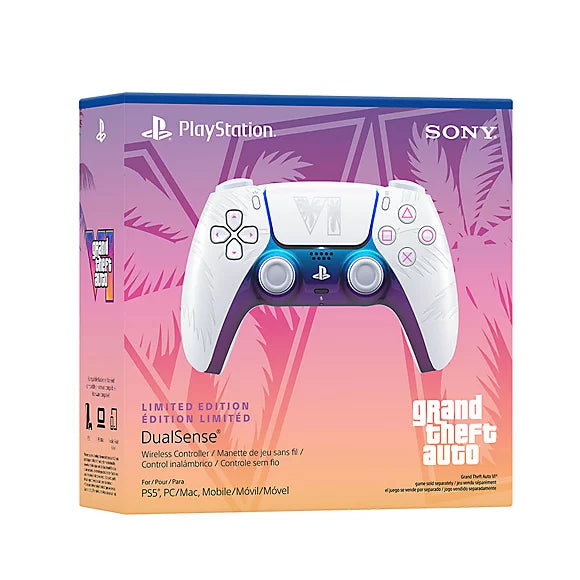 Sony PlayStation 5 Grand Theft Auto VI GTA Limited Edition DualSense Wireless Controller White