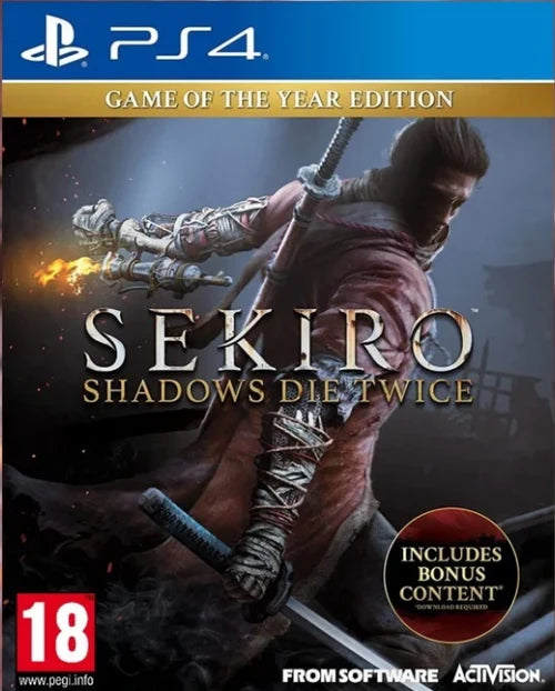 Sekiro Shadows Die Twice Goty Ps4